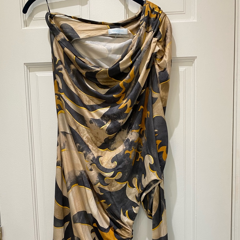 Emilio Pucci one shoulder dress